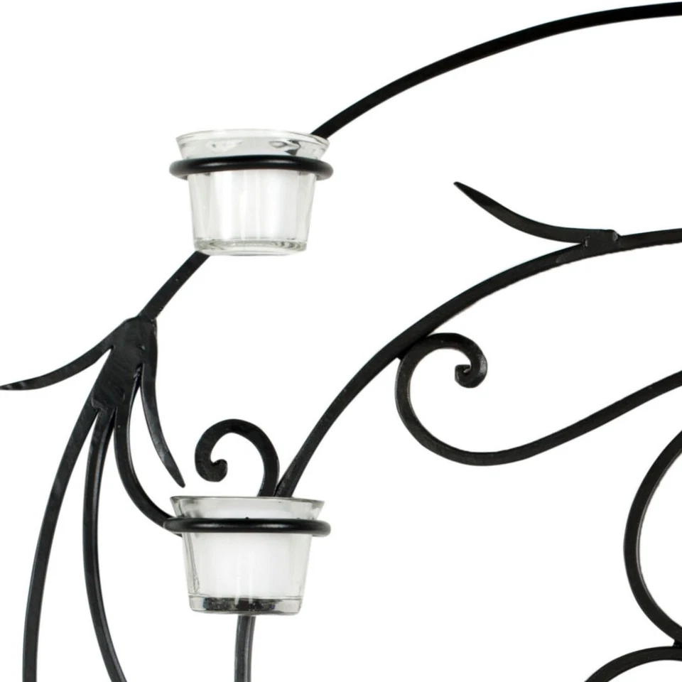 Aplique de pared con candelabro circular de colección de arte de pared Foto 3 de 3