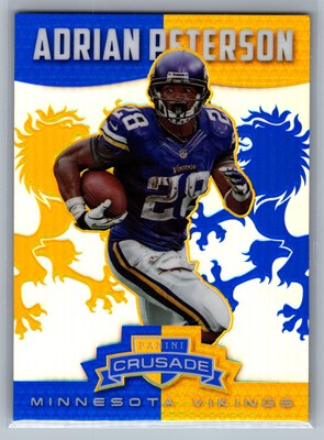 Adrian Peterson 2014 Panini Rookies & Stars Crusade Blue #37 Minnesota Vikings
