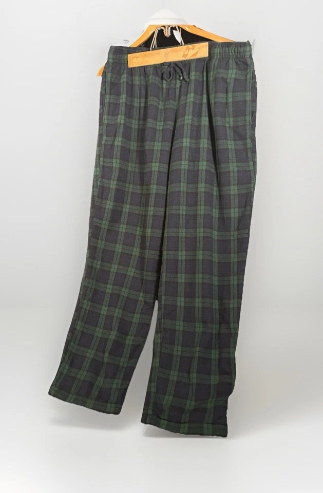 L.L. Bean Men’s Fleece Lined Flannel Pajama Lounge Pants Size XL WARM Insulated - Image 2 of 4