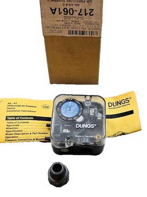 #ad Dungs 217 061A SPDT Differential Air Pressure Switch AA A02 4 3 .4 4quot; WC 5 32quot; $59.99