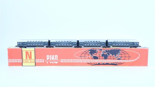 PIKO 4-tlg. Doppelstockwagen Doppelstockzug 50-50-26-14 DR 5/4136 Spur N OVP | Condition: Gebraucht