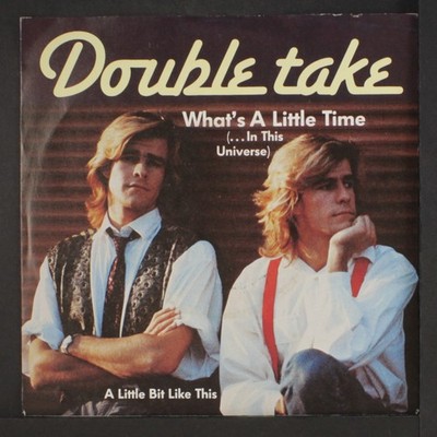 DOUBLE TAKE: what's a little time / a little bit like this TELDEC 7'' Single