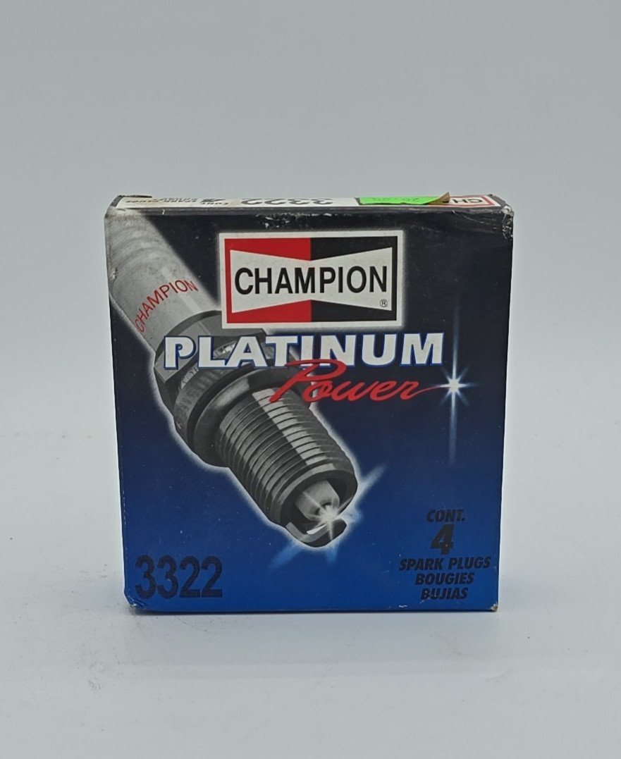 Champion Spark Plugs Platinum Power 3322 Set of 4 For BMW SP-11