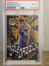 2022-23 Panini Mosaic - Razzle Dazzle Keegan Murray #11 (RC)