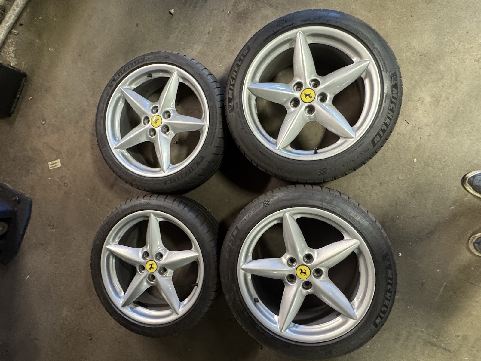 Ferrari 360 OEM wheels and tires - Great Condition