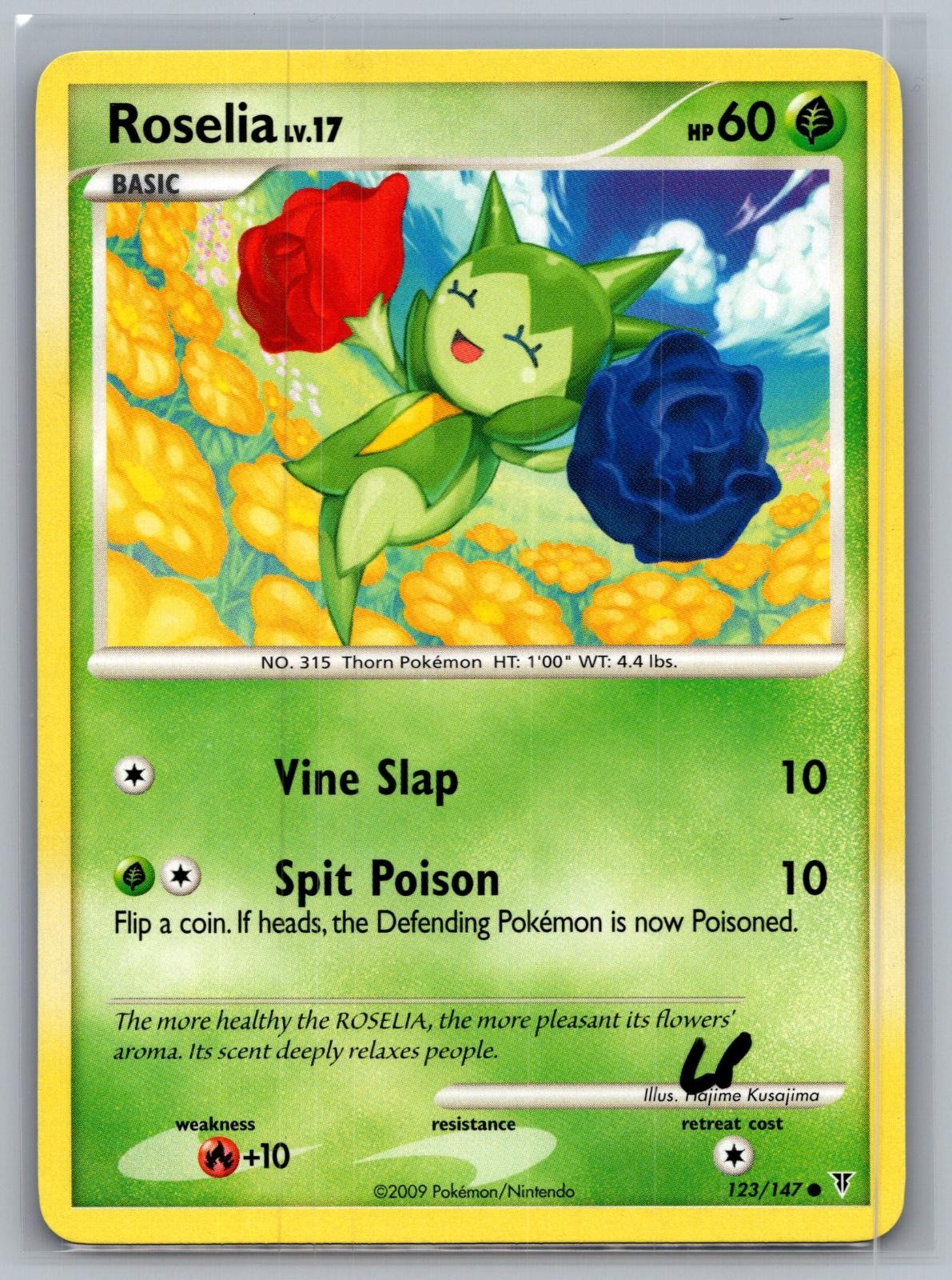 Roselia 123/147 Common Supreme Victors Pokemon Lightly Played