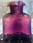 Blenko Glass Amethyst Purple Double Spout Pitcher #384 2001 Signed By Richard