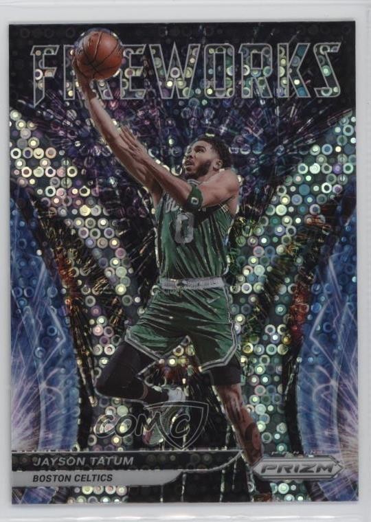2021-22 Panini Prizm Fireworks Fast Break Prizm Jayson Tatum #15 0oy0