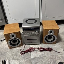 Aiwa Stereo Xr-EM20 tuner/cd/cassette test Working Good