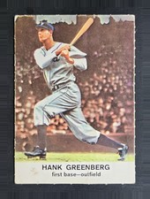 1961 Golden Press #4 Hank Greenberg - Hall of Fame - Detroit Tigers - VG
