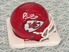Patrick Mahomes autographed Kansas City Chiefs Mini Helmet BECKETT BAS Witnessed