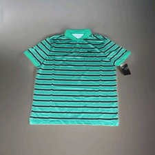 NIKE COURT DRY STRIPE MENS TENNIS POLO - MENS SIZE LARGE