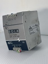 Sola SDN 10-24-100P Power Supply, In: 115/230VAC, 5/2A, Out: 24VDC, 10A