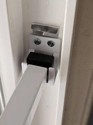 Child-Proof Sliding Door Lock Bar - Heavy Duty Adjustable Security 18.75''-51.1''