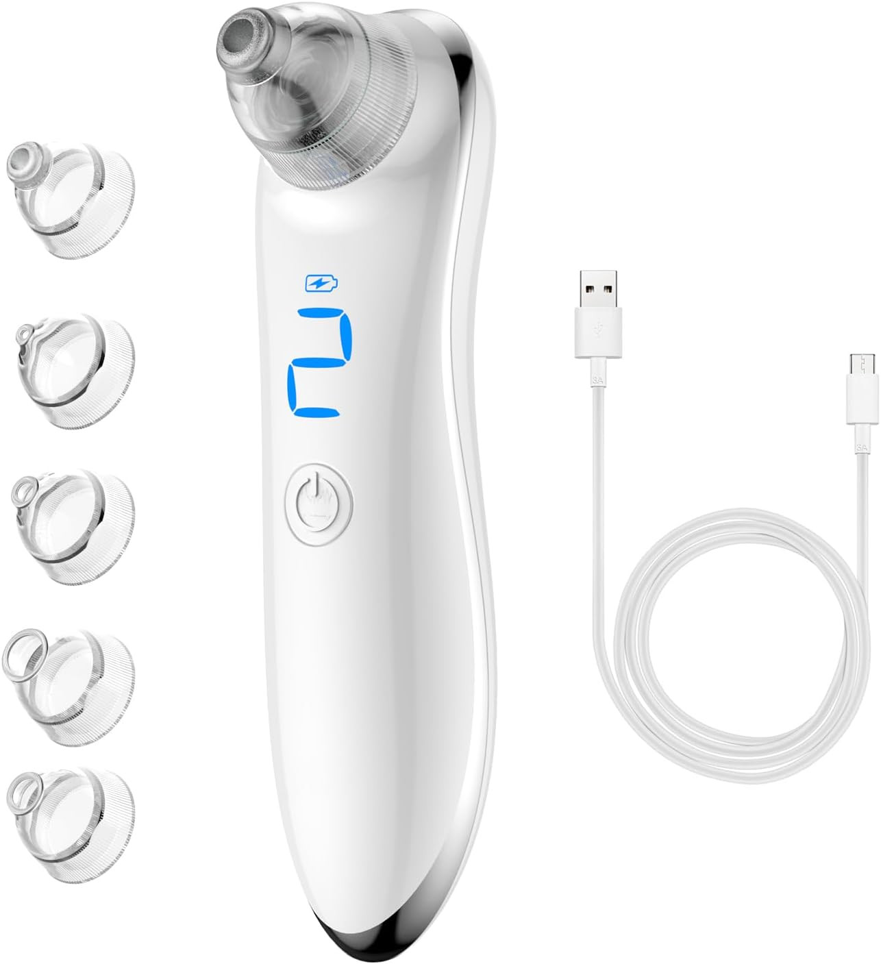 Aspiratore Punti Neri Professionale Elettrico: Kit Rimozione e Pulizia Viso