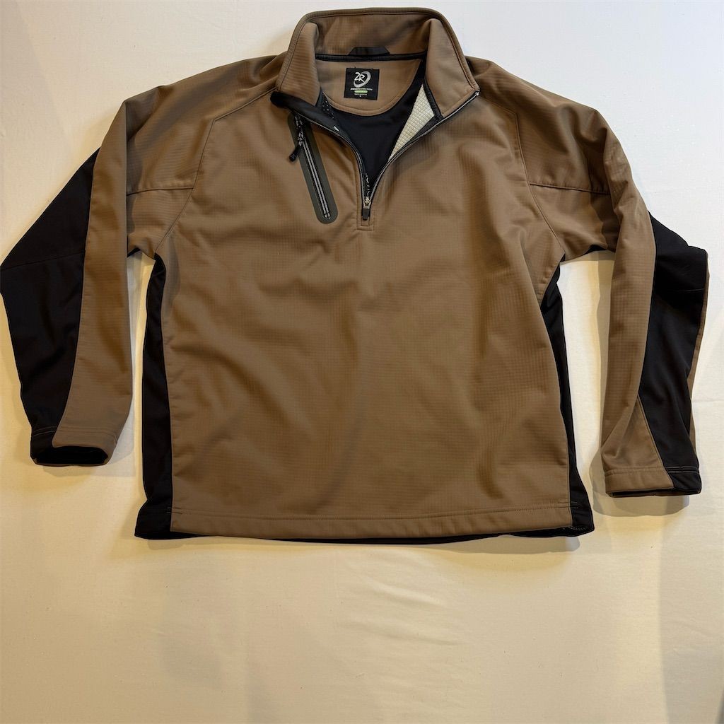 Zero Restriction Men's Softshell Jacket L Brown G… - image 1