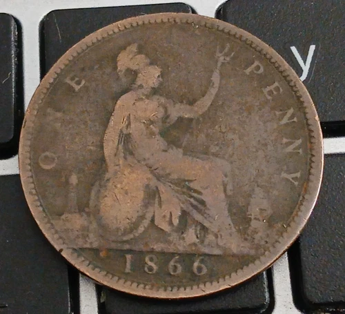 1866 Victoria Penny — photo from the most recent tracked eBay sale