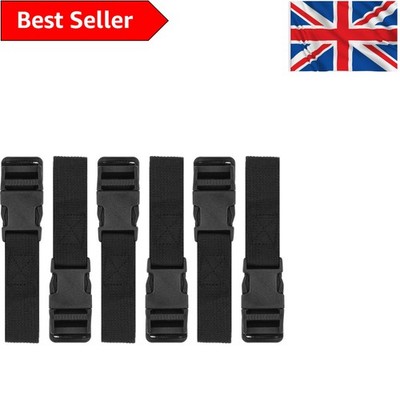 Verstellbare 6er Pack Reisegurte mit Anti-Rutsch-Schnalle - 150 cm, strapazierfähiges Nylon