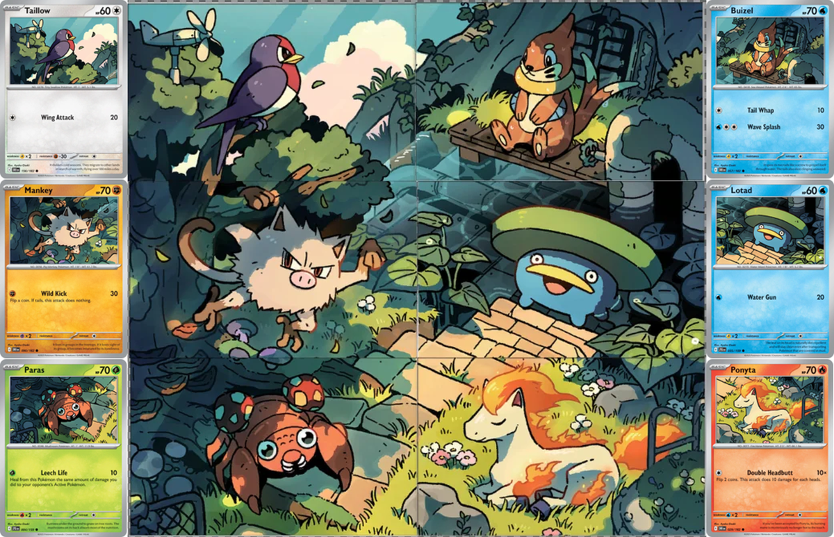 Pokemon DR & JT - Linking Art Complete English Set (6 cards) 2025