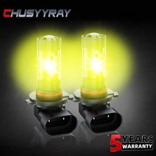 9005 9006 H10 9145 4500K Yellow 160W LED Fog Light Headlight Driving Bulbs Kit