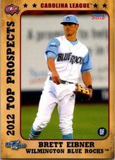 Brett Eibner 2012 Choice Carolina League Top Prospects #20 Wilmington Blue Rocks