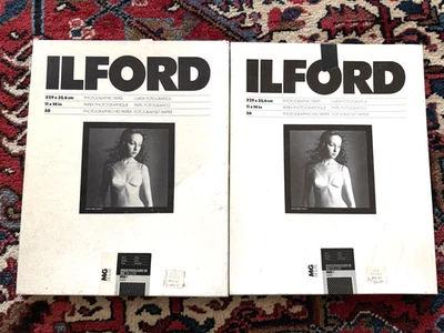 ILFORD Photographic Paper Multigrade III RC Deluxe 50 Sheets 11" x 14" FULL BOX+ - Image 1 of 3