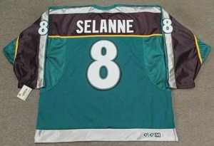 selanne mighty ducks jersey