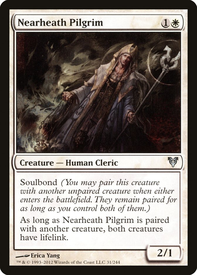 Carta Magic: The Gathering - Nearheath Pilgrim - Avacyn Restored - Cerca De Estado Mint