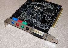 CT4670 Creative Labs Sound Blaster Live Card PCI RETRO DOS GAMING PORT AUDIO