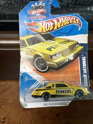 HOT WHEELS BUICK GRAND NATIONAL 139/244 - HW PERFORMANCE 9/10 - NEW WHITE 2010