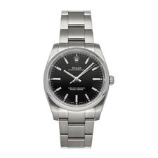 Rolex Oyster Perpetual Air-King Auto Steel Mens Oyster Bracelet Watch 114200
