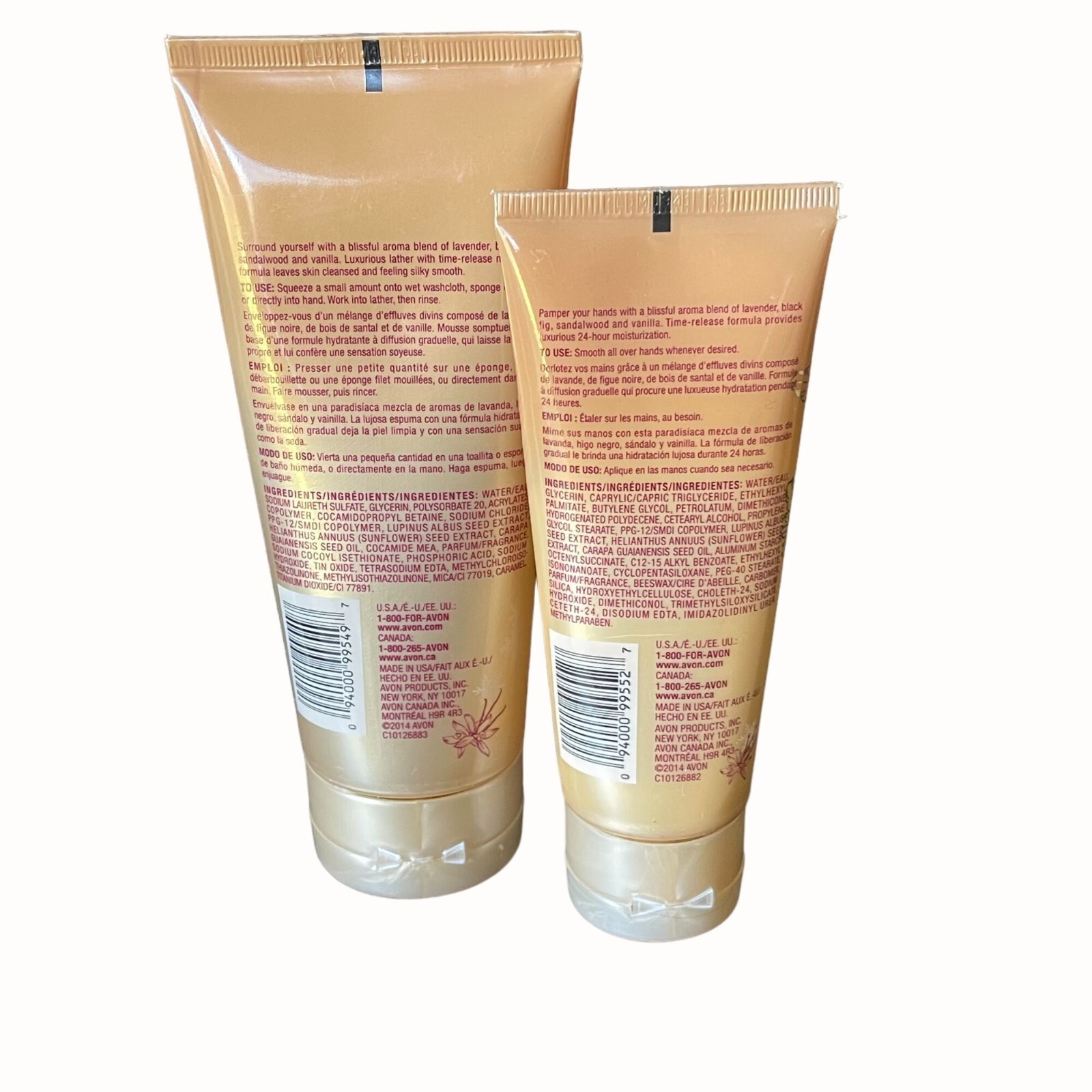 Avon Skin So Soft Luxurious Bliss Scented Body Wash & Hand Souffle