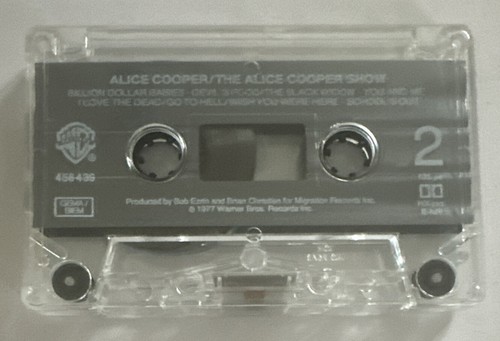 Alice Cooper ~ The Alice Cooper Show ~ Cassette Tape EX / EX Condition - Picture 7 of 7