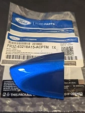 2015-2022 Mustang Velocity Blue E7 Driver Door Handle Key Cover  Cap OEM Bezel