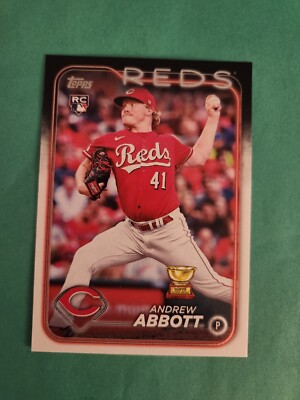 2024 Topps Series 1 - #214 Andrew Abbott (RC)