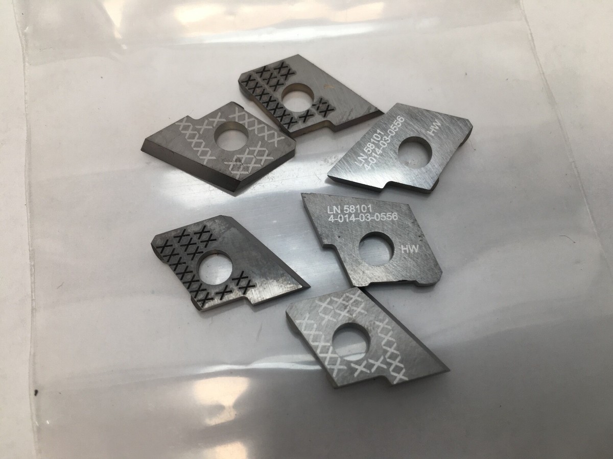 6 pcs HW LN-58101 / 4-014-03-0556 Carbide Cutter LN58101  