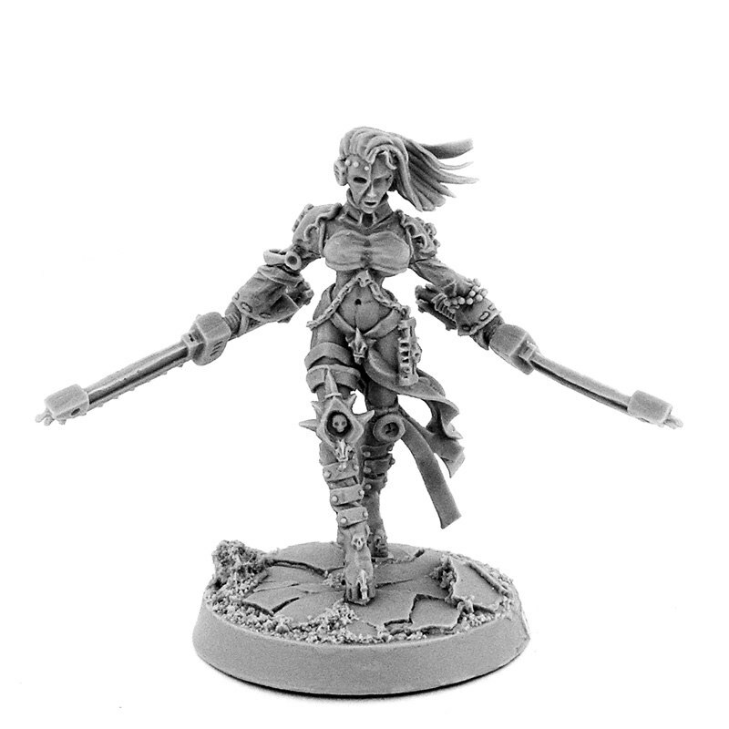 Эксклюзивная игра Warhame Сестра Сорорита с двумя мечами калибра 28 мм Сестры битвы