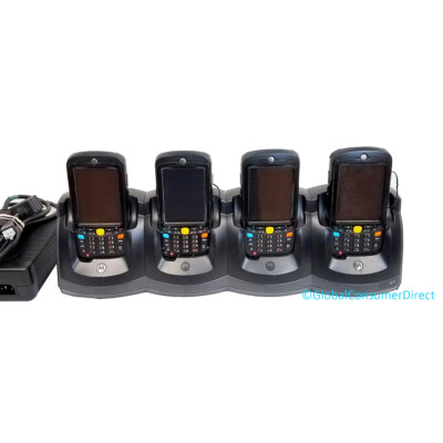 Set Aus 4 Motorola MC55A0-P30SWRQA9WR MC55A PDA 1D/2D Barcode Scanner + Dock