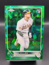 Nick Allen 2022 Topps Chrome Sapphire Green Refractor #/99 RC Rookie
