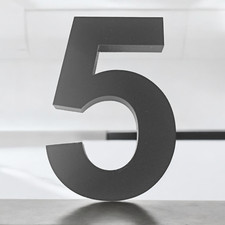 Hausnummer Hausnummernschild Zahlen Nummer 8m...