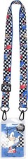 Sonic The Hedgehog Characters Multi-Use Lanyard for Mask Clear ID Badge Holder