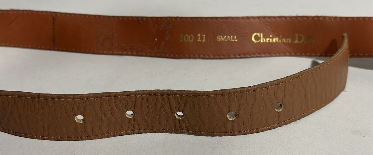 VTG CHRISTIAN DIOR CD Gold Logo Reversible Buckle Dress VTG CHRISTIAN DIOR CD Gold Logo Reversible Buckle Dress