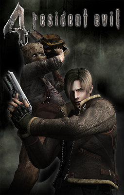 Resident Evil 4 Leon Kennedy Premium POSTER MADE IN USA Fan Gift
