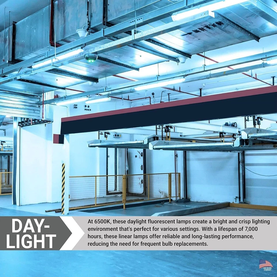 30Pack Fluorescent T8 Hi-Performance Linear, 6500K, 15W, 560LM, E26 2-Pin G13 - Image 3 of 4