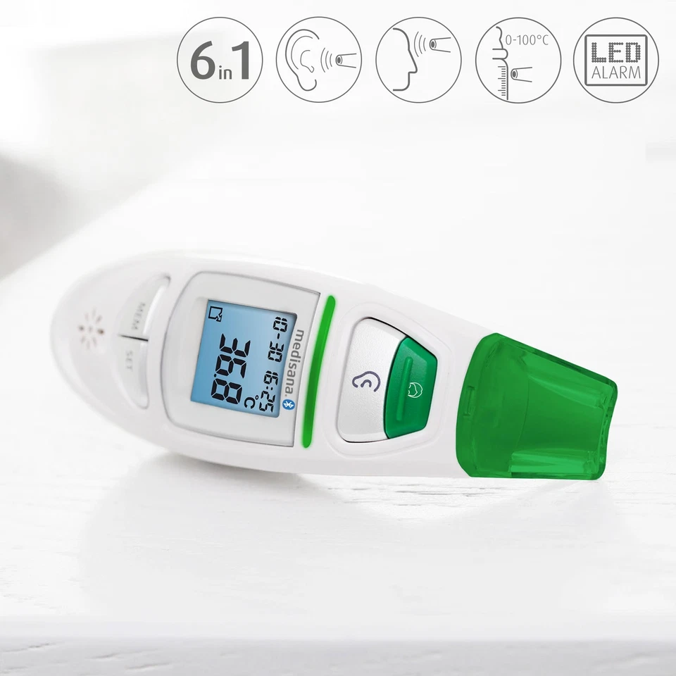 medisana TM 750 connect Fieberthermometer für Ohr und Stirnthermometer mit App - Bild 4 von 4