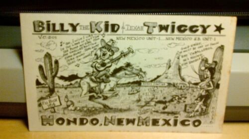CB radio QSL postcard risque sexy gay joke comic 1970s Hondo New Mexico - Picture 1 of 1