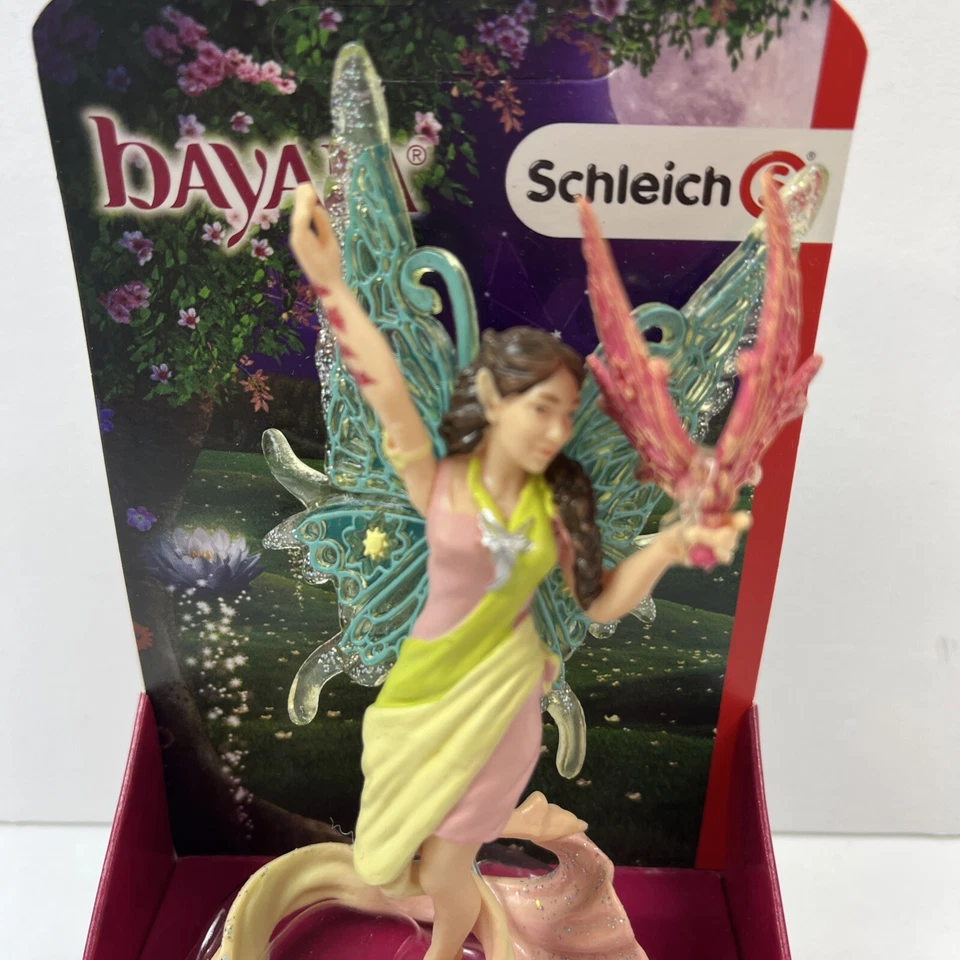 Schleich Bayala Femaja Con Mariposa Estrella Elfo Hada Retirado 70535 Nuevo en Paquete Foto 2 de 4