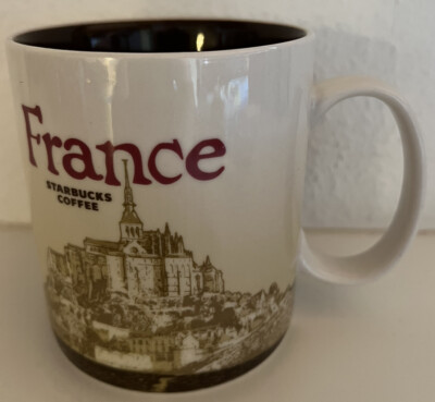 Starbucks Global Collector Series FRANCE 16 oz Coffee Mug Cup | eBay