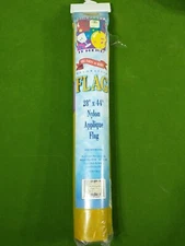 "THE PARTY IS HERE"  Decorative Nylon Flag- 28"x44" New NOS 1999