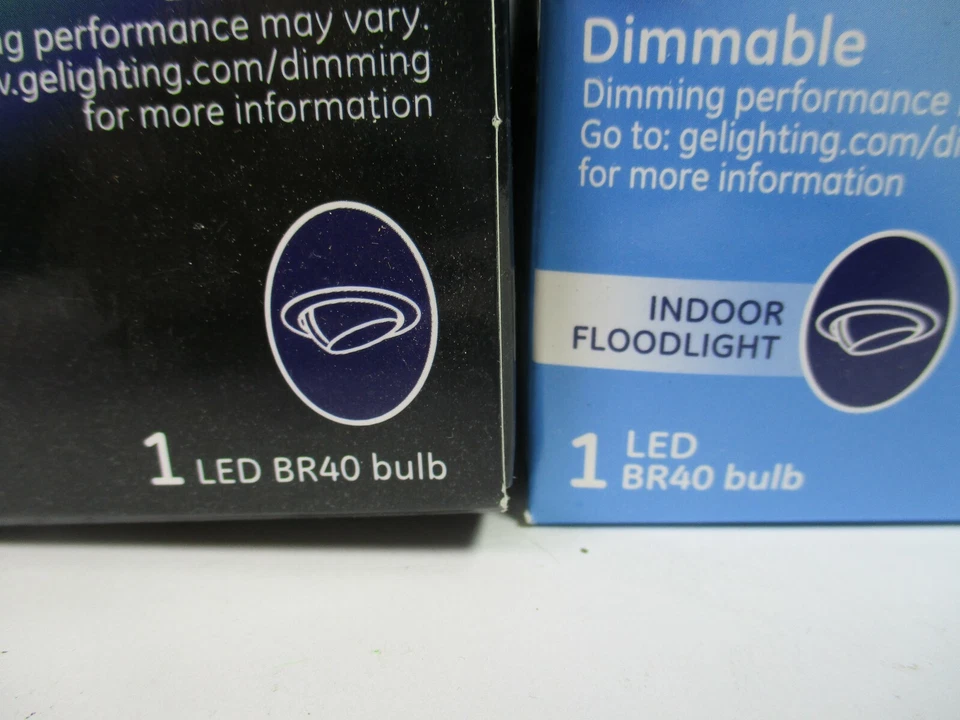 Lot 2 GE LED Daylight BR40 13w 1070 Lumens Dimmable Med Base Indoor Flood Light - Image 4 of 4